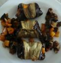 Roulades d’aubergines farcies au hachis