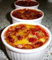 Crème brulée aux fraises