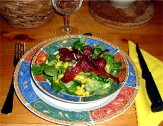 Salade de gésier et de magret