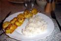 Brochettes de poulet au curry