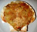 Coquille de Saint Jacques aux poissons