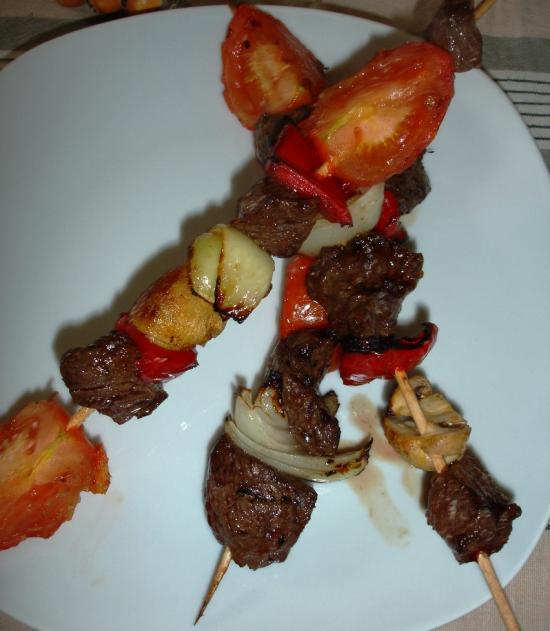 Brochettes de bœuf