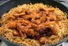 Nouilles chinoises aux crevettes
