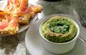 Ufs cocotte a la mousse de roquette