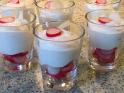 Verrines de creme aux radis